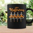 Happy Halloween Dancing Ballet Skeleton Ballerina Funny Idea Coffee Mug Gifts ideas
