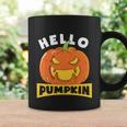 Hello Pumpkin Halloween Quote Coffee Mug Gifts ideas