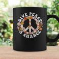 Hippie Give Peace A Chance Peace Symbol Coffee Mug Gifts ideas