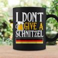 I Dont Give A Schnitzel German Beer Wurst Funny Oktoberfest Coffee Mug Gifts ideas