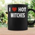 I Love Hot Witches Matching Couples Halloween Costume Coffee Mug Gifts ideas
