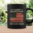 I Want Reparations From Every Moron That Voted For Biden Coffee Mug Gifts ideas