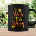 Im With The Witch Halloween Couple Matching Costume Coffee Mug Gifts ideas