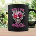 Just A Girl Who Loves Monkeys Cute Graphic Design Printed Casual Daily Basic Coffee Mug Gifts ideas