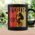 Kids 4Th Birthday Boys 4 Year Old Four Bmx Bike Racing Bicycle V2 Coffee Mug Gifts ideas