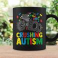 Kids Monster Truck Crushing Austim Autism Awareness Coffee Mug Gifts ideas