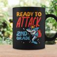 Kids Ready To Attach 2Nd Grade Shark First Day Of School Back To School Coffee Mug Gifts ideas