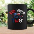 Kids Red White And Two 2Nd Birthday 4Th Of July Firework Boy Coffee Mug Gifts ideas