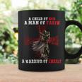 Knight TemplarShirt - A Child Of God A Man Of Faith A Warrior Of Christ - Knight Templar Store Coffee Mug Gifts ideas