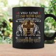 Knight TemplarShirt - I Would Rather Stand With God And Be Judged By The World Than To Stand With The World And Be Judged By God - Knight Templar Store Coffee Mug Gifts ideas