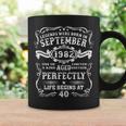 Legends Were Born In September 1982 40Th Birthday Gifts Coffee Mug Gifts ideas