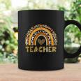 Leopard Rainbow Teacher Life Teaching Last Day Of School Coffee Mug Gifts ideas