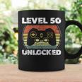Level 50 Unlocked Funny Video Gamer 50Th Birthday Coffee Mug Gifts ideas