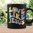 Love Like Jesus Christian God Lover Funny Words On Back Coffee Mug Gifts ideas