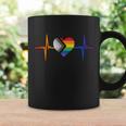 Lovely Lgbt Gay Pride Heartbeat Lesbian Gays Love Lgbtq Great Gift Coffee Mug Gifts ideas