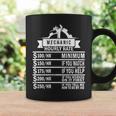 Mechanic Hourly Rate Tshirt Coffee Mug Gifts ideas