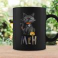 Meh Cat Black Funny For Women Funny Halloween Coffee Mug Gifts ideas