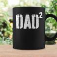 Mens Dad To Be Of 2 Kids - 2Nd Power Squared Coffee Mug Gifts ideas