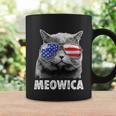 Meowica Cat 4Th Of July Merica Men Women Usa American Flag Coffee Mug Gifts ideas