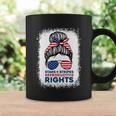 Messy Bun American Flag Stars Stripes Reproductive Rights Meaningful Gift V2 Coffee Mug Gifts ideas