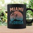 Miami Beach Tropical Summer Vacation Retro Miami Florida Coffee Mug Gifts ideas