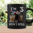 Monster Truck 3Rd Birthday Gifts Im 3 This Is How I Roll Coffee Mug Gifts ideas