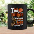 Motivational Basketball Christianity Quote Christian Basketball Bible Verse Coffee Mug Gifts ideas