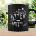 My Favorite Witch Is My Wife Halloween Witch Coffee Mug Gifts ideas