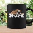 Nope Lazy English Bulldog Dog Lover Tshirt Coffee Mug Gifts ideas