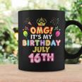 Omg Its My Birthday July 16Th Vintage 16 Happy Kid Vintage Coffee Mug Gifts ideas