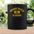 Orange Beach Al Alabama Gym Style Distressed Amber Print Coffee Mug Gifts ideas