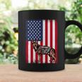 Patriotic German Shepherd American Flag Grunge Dog Lover Gift Coffee Mug Gifts ideas