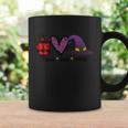 Peace Love Witch Heart Witch Hat Halloween Quote Coffee Mug Gifts ideas