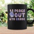 Peace Out 6Th Grade 2022 Graduate Happy Last Day Of School Cute Gift Coffee Mug Gifts ideas
