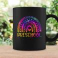 Preschool Teacher Leopard Tie Dye Rainbow Coffee Mug Gifts ideas