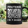 Pretend Im A Zebra Halloween Office Night Party Costume Coffee Mug Gifts ideas