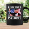 Pro Trump Party Like A Patriot Fourth Of July 4Th Coffee Mug Gifts ideas