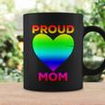 Proud Mom Heart Flag Parent Of Lgbtq Lesbian Bi Trans Gift V2 Coffee Mug Gifts ideas