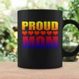 Proud Mom Lgbtcute Giftq Gay Pride Ally Lgbt Parent Rainbow Heart Gift Coffee Mug Gifts ideas