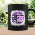 Purple Up Military Child Leopard Sunflower Bleached Coffee Mug Gifts ideas