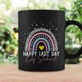 Rainbow Happy Last Day Of School Teacher Student Graduation Meaningful Gift Coffee Mug Gifts ideas