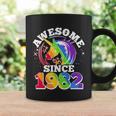 Rainbow Unicorn Awesome Since 1982 40Th Birthday Coffee Mug Gifts ideas