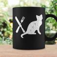 Retro Eat Pussy Funny Cat Spoon Tshirt Coffee Mug Gifts ideas