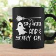 Say Boo And Scary On Halloween Quote Coffee Mug Gifts ideas