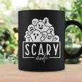 Scary Mode Boo Crew Ghost Spooky Vibes Funny Halloween Coffee Mug Gifts ideas