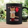 Scary We All Meow Down Here Clown Cat Kitten Coffee Mug Gifts ideas