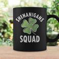 Shenanigans Squad Irish Shamrock Funny Saint Patricks Day Coffee Mug Gifts ideas