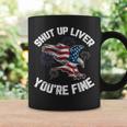 Shut Up Liver Youre Fine 4Th Of July American Flag Eagle Coffee Mug Gifts ideas