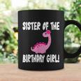 Sister Of The Birthday Girl Dinosaur Matching Family Party Coffee Mug Gifts ideas