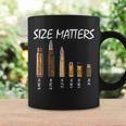 Size Matters Guns And Bullets Tshirt Coffee Mug Gifts ideas